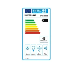 Hotte cuisine Silverline encastrable ASTA inox 60 cm