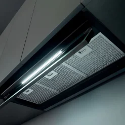 Hotte cuisine Silverline encastrable CELENO noir 90 cm