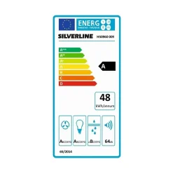 Hotte cuisine Silverline encastrable CELENO noir 60 cm