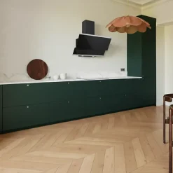 Hotte cuisine verticale Silverline LUKO verre trempé noir 60 cm