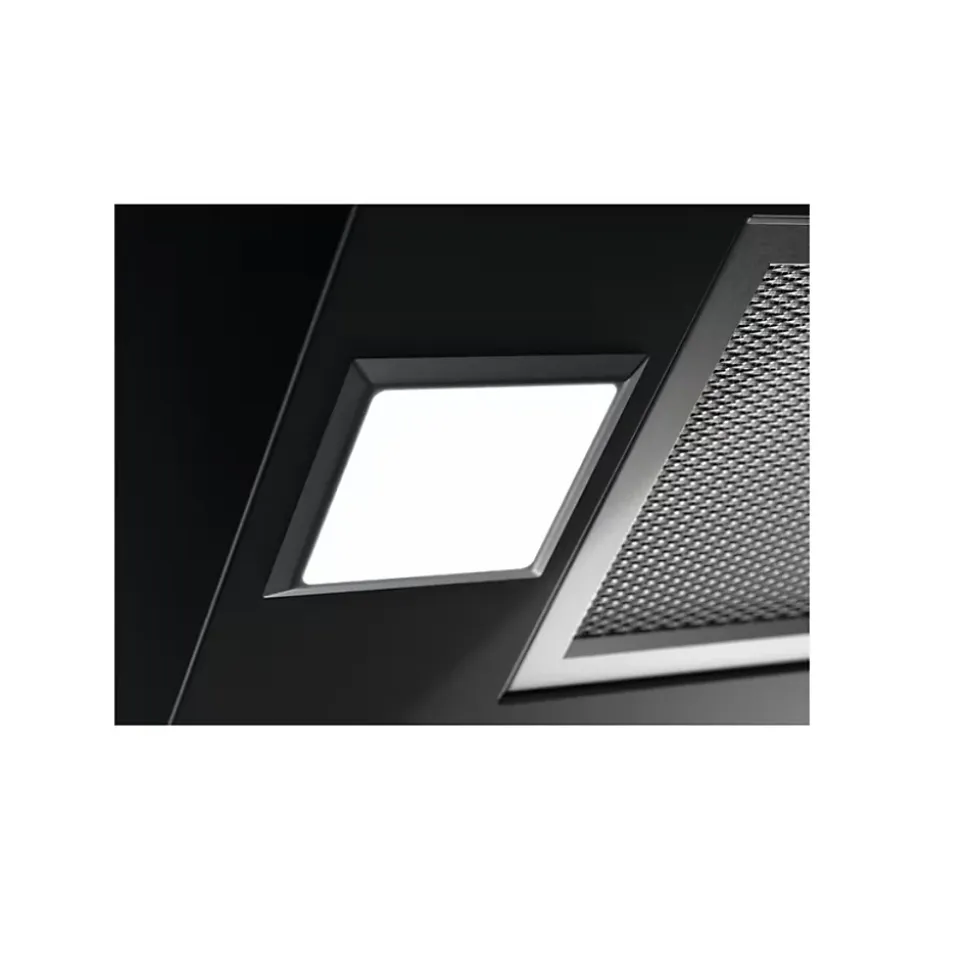 Hotte décorative 90cm 67db 535m3/h noir Electrolux LFV339K