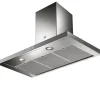 Hotte décorative 90cm 66db 700m3/h inox Roblin 6850896