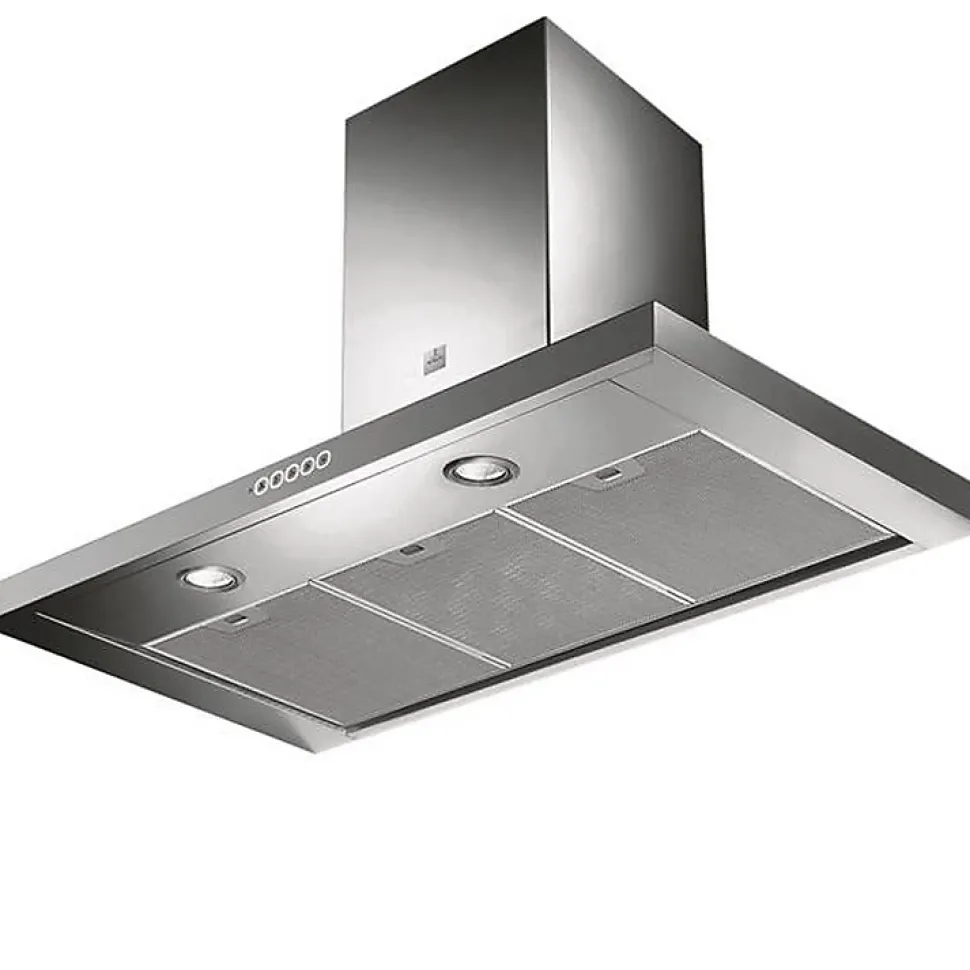 Hotte décorative 90cm 66db 700m3/h inox Roblin 6850896