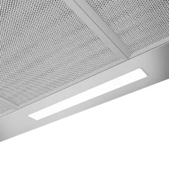 Hotte décorative 90cm murale 370m3h classe a++ 3 vitesses évacuation ou recyclage inox 201SS90 Ciarra