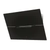 Hotte décorative inclinée 80cm 590m3/h noir Roblin 6989541 molière 800 verre