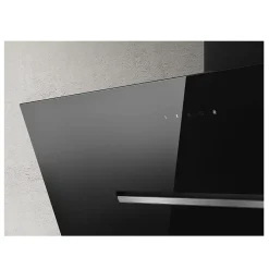 Hotte décorative inclinée 90cm 650 m3/h noir Elica PRF0166933