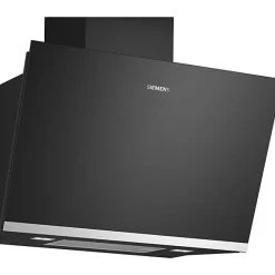 Hotte décorative inclinée 80cm 432m3/h noir Siemens LC81KAN60
