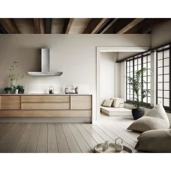 Hotte décorative inox CONTINENTAL EDISON CEHD6058S - 60 cm