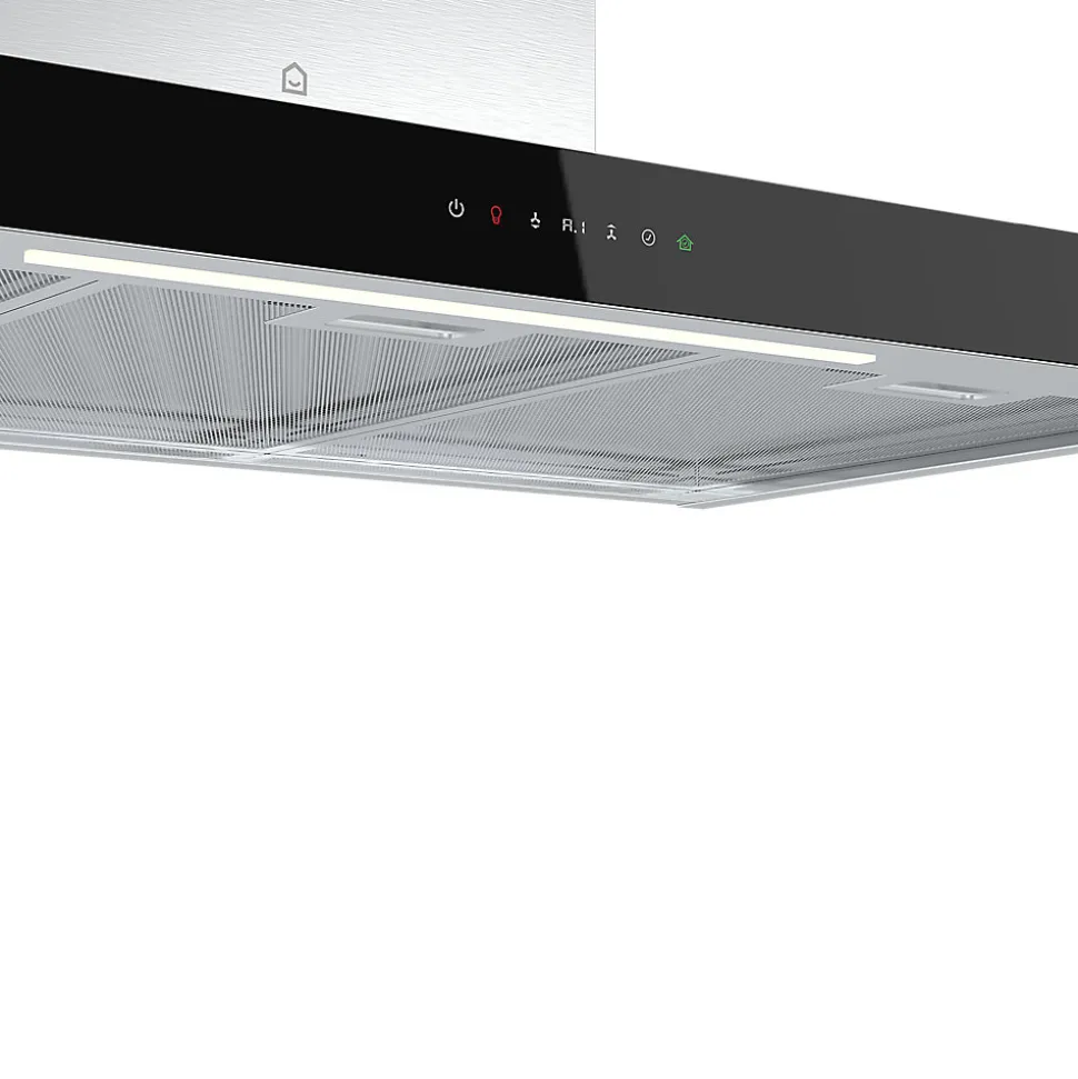 Hotte décorative inox GoodHome GHBH90ASBL 90 cm