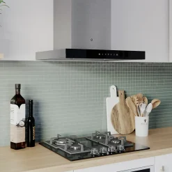 Hotte décorative inox GoodHome GHBH60ASBL, 60 cm