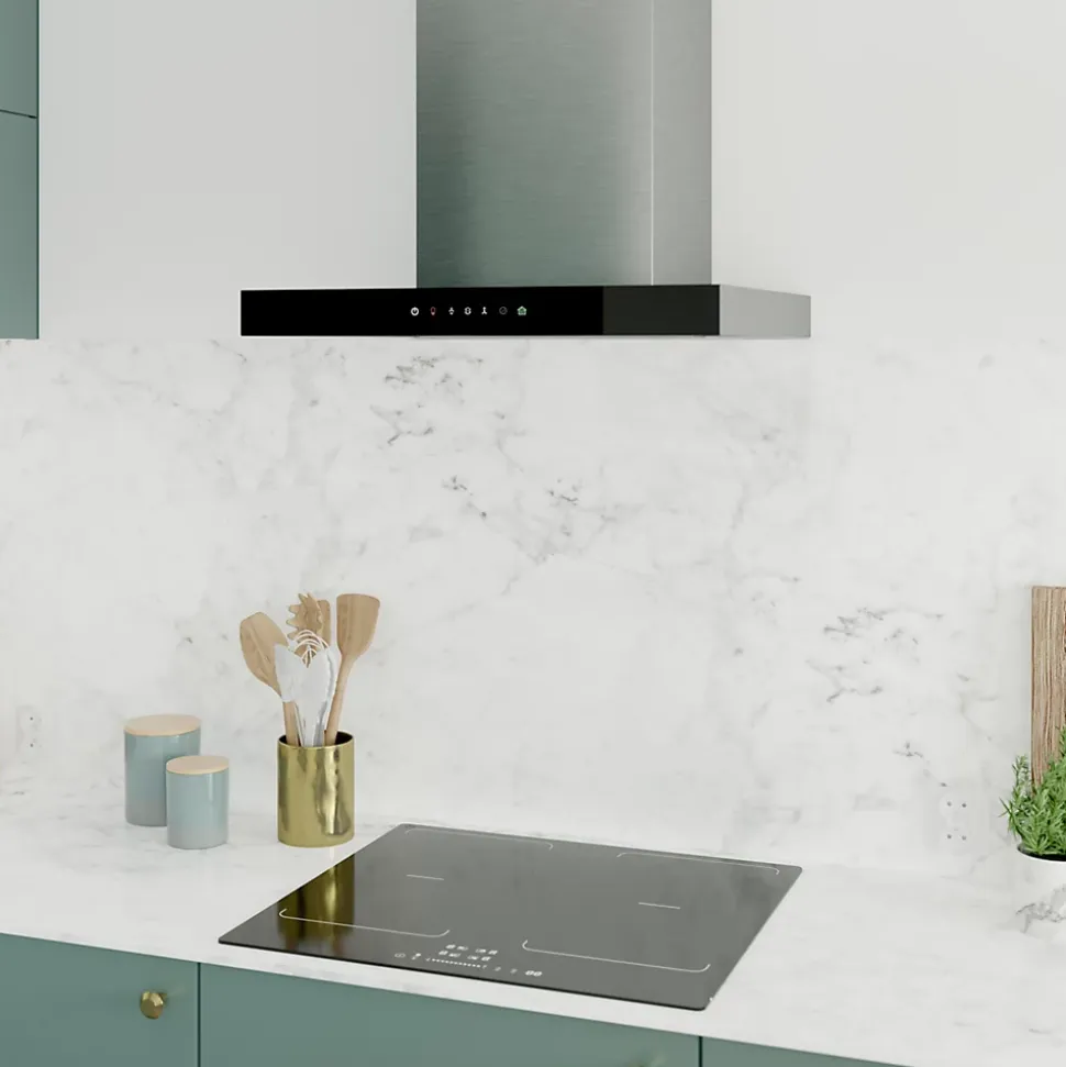 Hotte décorative inox GoodHome GHBH60ASBL, 60 cm