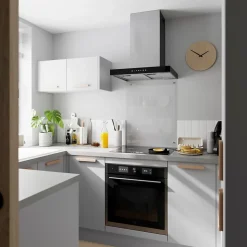 Hotte décorative inox GoodHome GHBH60ASBL, 60 cm