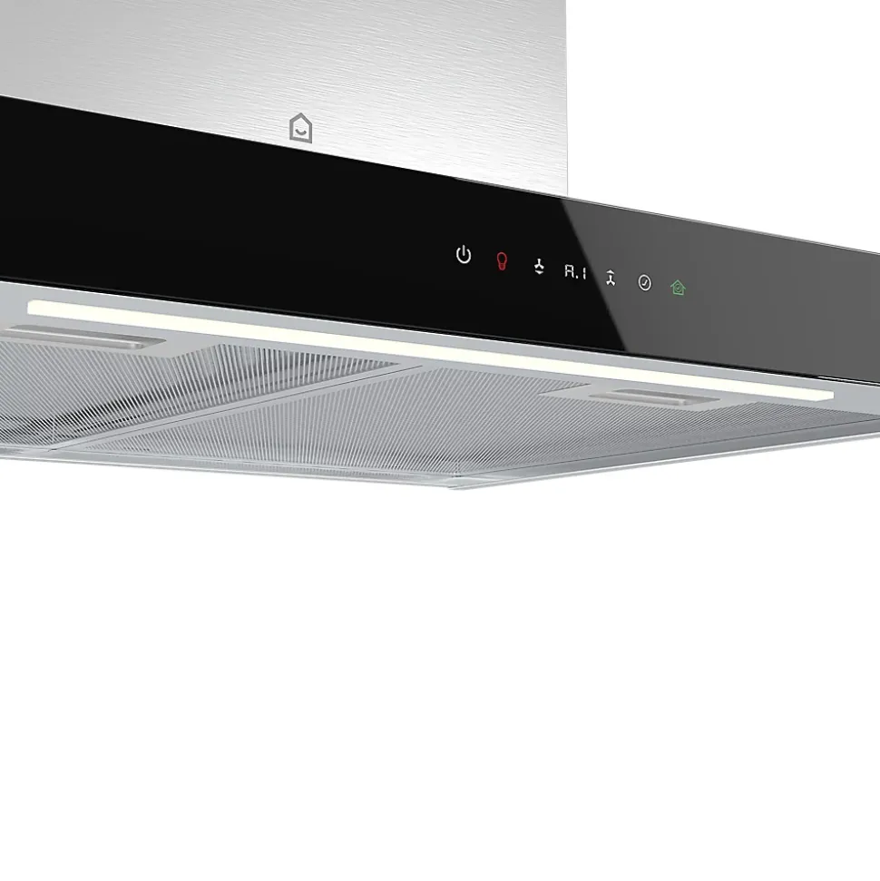 Hotte décorative inox GoodHome GHBH60ASBL, 60 cm