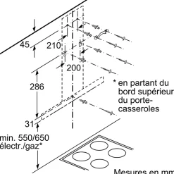 Hotte décorative NEFF, D64BBC0N0