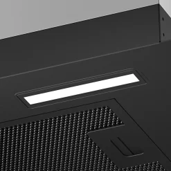 Hotte encastrable 60cm 650m3/h 3 vitesses groupe filtrant évacuation ou recyclage noire Ciarra CD6926AB