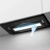 Hotte encastrable 52cm 460m3/h 3 Vitesses groupe filtrant controle tactile ou par geste Ciarra CD5931BK