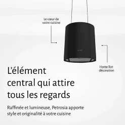 HOTTE ILOT ASPIRANTE PETROSIA - NOIR - BELDEKO
