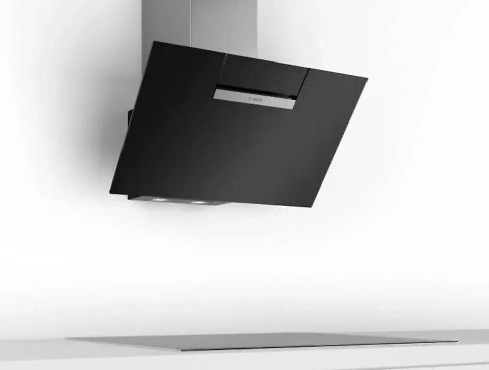 Hotte inclinée Bosch DWK87EM60 noir, 80 cm