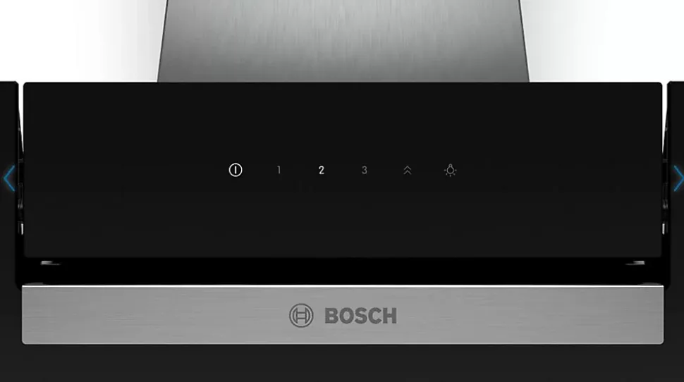 Hotte inclinée Bosch DWK87EM60 noir, 80 cm