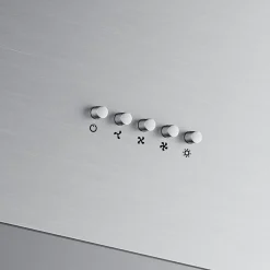 Hotte inclinée 60cm 600m3/h 3 vitesses évacuation ou recyclage inox Ciarra CD6765AS