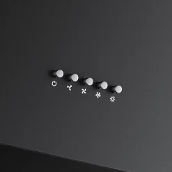 Hotte inclinée 60cm 600m3/h 3 vitesses évacuation ou recyclage noir Ciarra CD6765AB