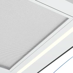 Hotte incurvée en verre inox GoodHome GHCG90LKSS, 90 cm