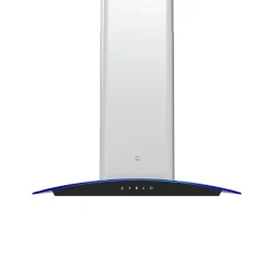 Hotte incurvée en verre inox GoodHome GHCG60LKSS, 60 cm