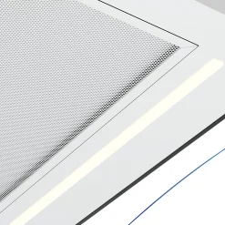 Hotte incurvée en verre inox GoodHome GHCG60LKSS, 60 cm