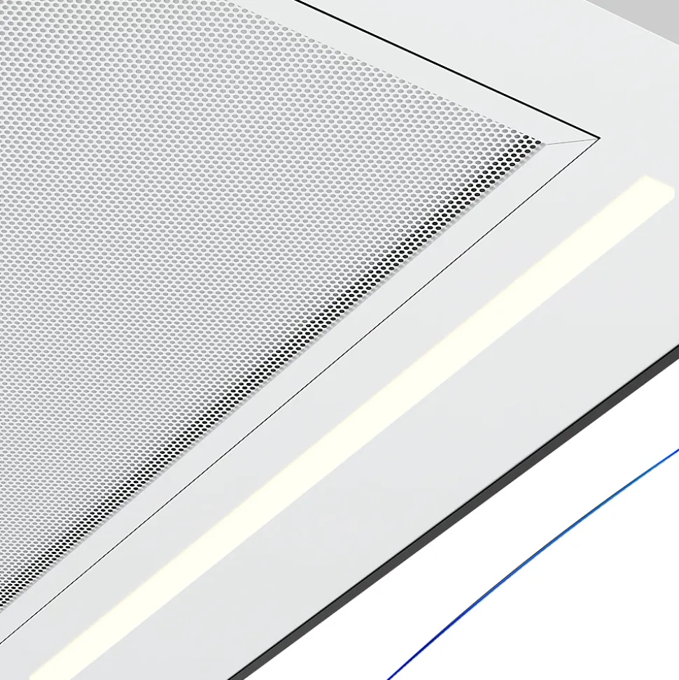 Hotte incurvée en verre inox GoodHome GHCG60LKSS, 60 cm