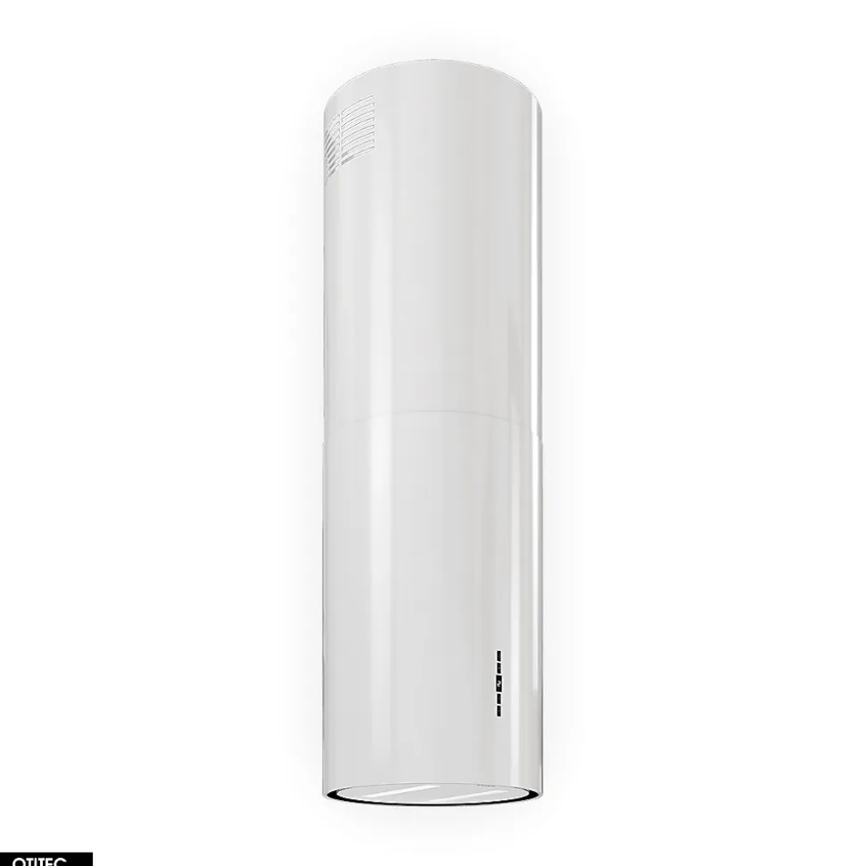 Hotte Îlot Aspirante Silencieuse - 39 cm - 715 m3/h - WERENISO - Blanc