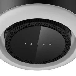 Hotte îlot 41cm classe a+ 600m3h 4 vitesses smarte wifi connectée booster recyclage noir Ciarra CD4838B