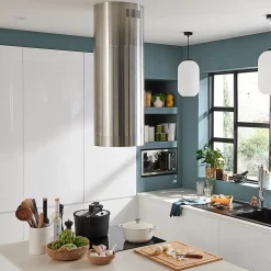 Hotte îlot ronde inox Cooke & Lewis CLROIS30, 35 cm