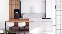 Hotte Murale Aspirante Silencieuse - 90 cm - 608 m3/h - LONATIO - Blanc