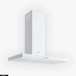 Hotte Murale Aspirante Silencieuse - 90 cm - 608 m3/h - LONATIO - Blanc