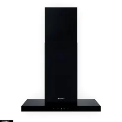 Hotte Murale Aspirante Silencieuse - 60 cm - 555 m3/h - AVENTELIO - Noir