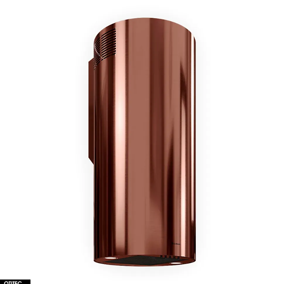 Hotte Murale Aspirante Silencieuse - 39 cm - 570 m3/h - LOBELIO - Vin Cuivre