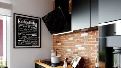 Hotte Murale Aspirante Silencieuse - 90 cm - 760 m3/h - ZENESOR - Noir