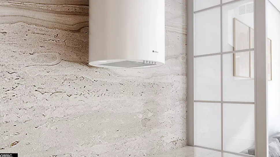 Hotte Murale Aspirante Silencieuse - 39 cm - 570 m3/h - LOBELIO - Blanc