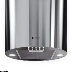 Hotte Murale Aspirante Silencieuse - 39 cm - 570 m3/h - LOBELIO - Inox