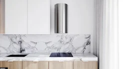 Hotte Murale Aspirante Silencieuse - 39 cm - 570 m3/h - LOBELIO - Inox