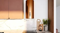 Hotte Murale Aspirante Silencieuse - 39 cm - 660 m3/h - HEWENO - Cuivre Mat