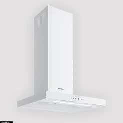 Hotte Murale Aspirante Silencieuse - 60 cm - 596 m3/h - LONATIO - Blanc