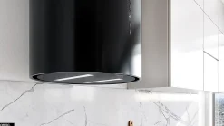 Hotte Murale Aspirante Silencieuse - 39 cm - 715 m3/h - WERENISO - Noir