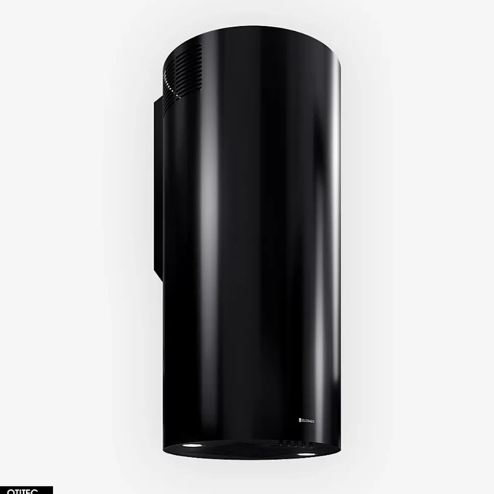 Hotte Murale Aspirante Silencieuse - 39 cm - 570 m3/h - LOBELIO - Noir