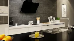 Hotte Murale Aspirante Silencieuse - 90 cm - 720 m3/h - VINTIO - Noir