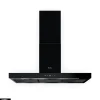 Hotte Murale Aspirante Silencieuse - 90 cm - 608 m3/h - LONATIO - Noir
