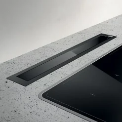 Hotte plan de travail Elica escamotable PANDORA noir 90 cm - Version recyclage