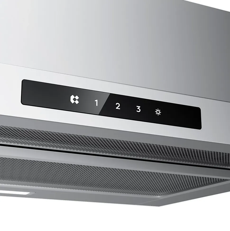 Hotte tiroir encastrable 60cm 580m3/h 3 vitesses tactile évacuation ou recyclage inox Ciarra CD6909AS