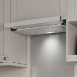 Hotte télescopique encastrable inox l. 60 cm NNTHS60EU