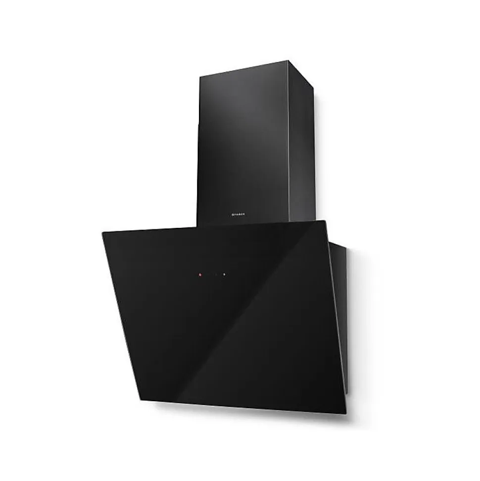 Hotte verticale inclinée TWEET 550mm verre noir - classe C - débit max FABER - 5476140